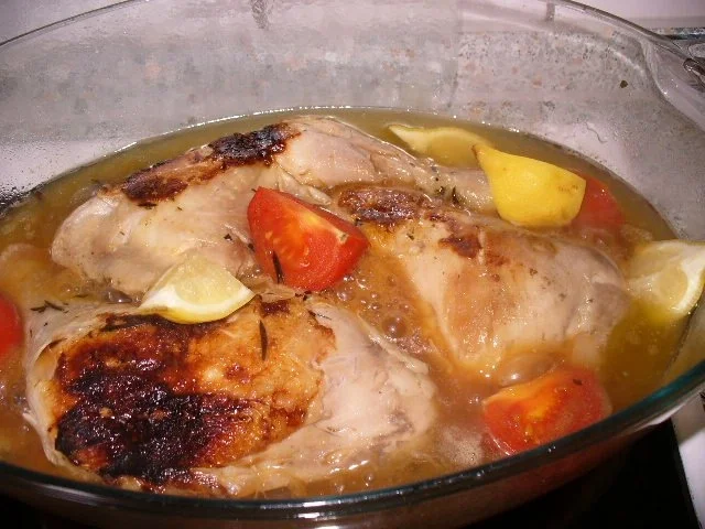 Hähnchenkeule mit Klößen - Rezept - Bild Nr. 4