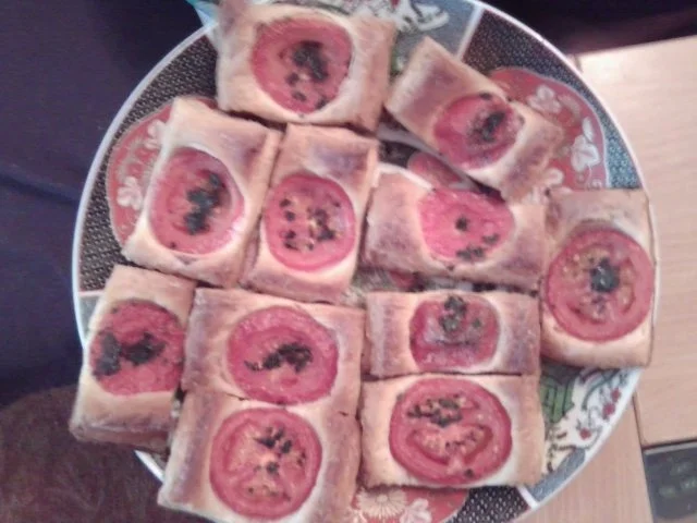 Tomaten-Rechtecke - Rezept