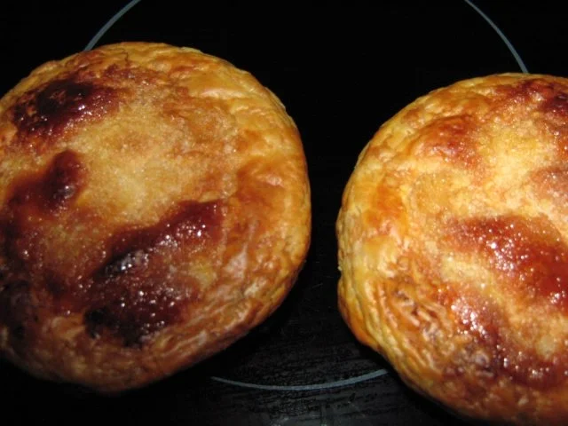 Weckglas-Quarkkuchen mit Blätterteighaube - Rezept