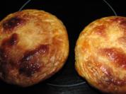 Weckglas-Quarkkuchen mit Blätterteighaube - Rezept