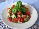 Salat: Gurken-Erdbeer-Salat - Rezept