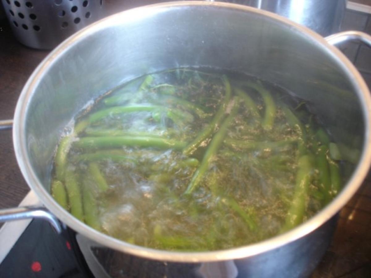 Grüne Bohnen mit Stielkotelett und Kartoffelpüree - Rezept - Bild Nr. 4