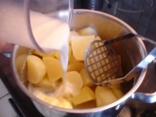 Grüne Bohnen mit Stielkotelett und Kartoffelpüree - Rezept - Bild Nr. 13