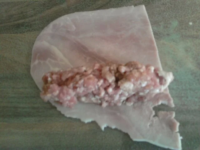 Überbackene Schinken-Hackröllchen - Rezept - Bild Nr. 2