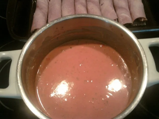 Überbackene Schinken-Hackröllchen - Rezept - Bild Nr. 4