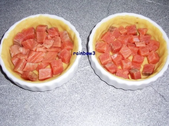 Vorspeise: Mini-Lachs-Tarte - Rezept - Bild Nr. 2