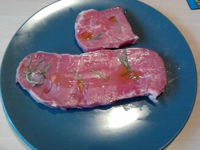 Zarte Hüfte in gesundem Umfeld oder Grillkartoffeln mit Fleisch u. -Gemüsebeilage - Rezept - Bild Nr. 6