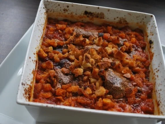 Gratinierter Auberginen-Auflauf (Parmigiana di Melanzane) - Rezept - Bild Nr. 3