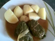 Mangoldröllchen mit Rinderhackfüllung - Rezept