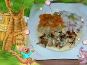 Gflügel : Hähnchenfilets mit Zwiebeln und Kräutern - Rezept