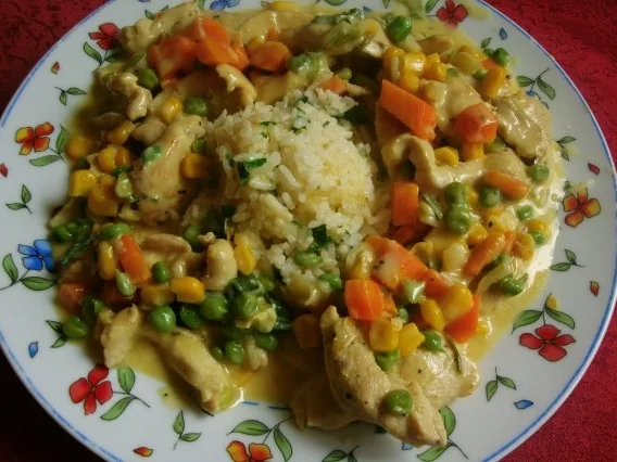 Rezept: Hähnchenpfanne "Gärtnerinnen Art" Bild Nr. 11 Hähnchenpfanne "Gärtnerinnen Art" - Rezept - Bild Nr. 11