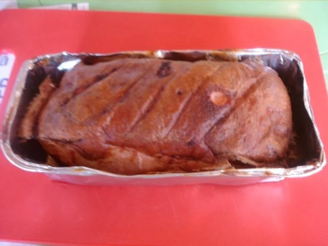 Warmer Leberkäse mit schlesischen Kartoffelsalat und Möhrenblütensalat - Rezept - Bild Nr. 3