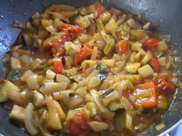 Fleisch: Lammfilet mit mediterranem Schmorgemüse - Rezept - Bild Nr. 9