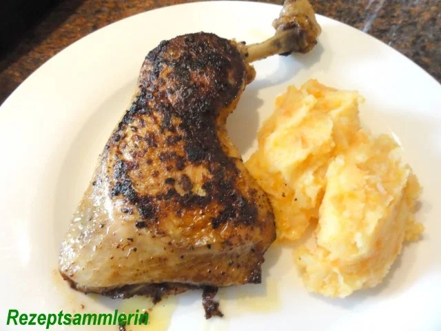 Geflügel:   HÄHNCHENSCHENKEL  - Rezept