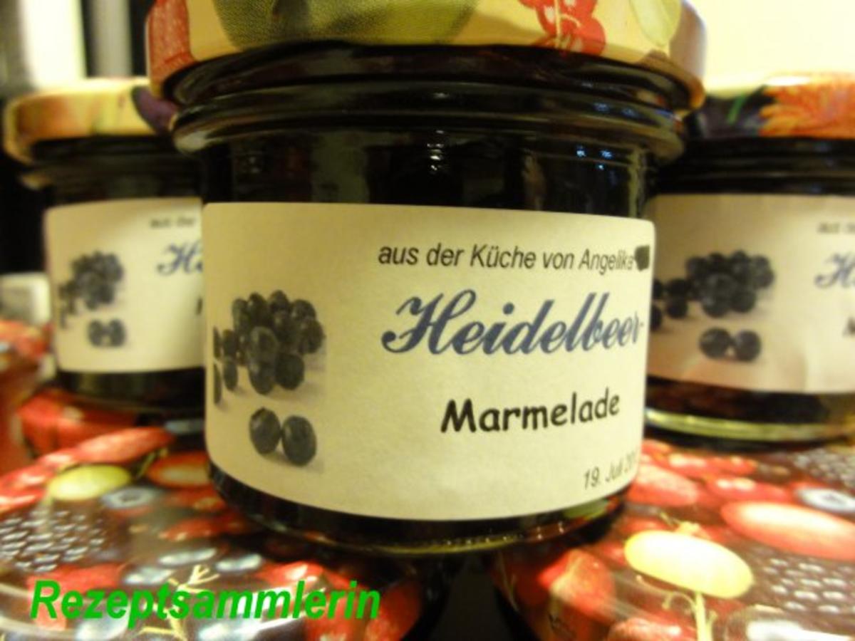 M+G: HEIDELBEERMARMELADE - Rezept mit Bild - kochbar.de