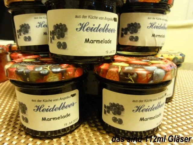 M+G:   HEIDELBEERMARMELADE - Rezept - Bild Nr. 8