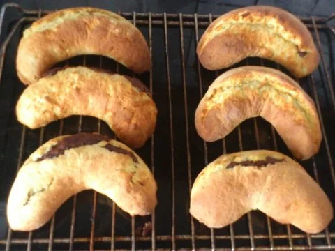 gefüllte Kartoffelhörnchen - Rezept