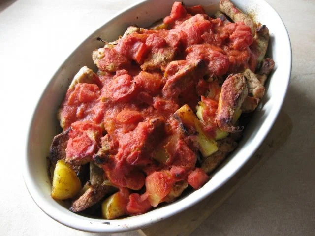 Rezept: Gebackenes Tomatenfleisch Bild Nr. 3 Gebackenes Tomatenfleisch - Rezept - Bild Nr. 3