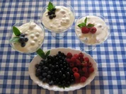 Beeren-Quark-Dessert - Rezept