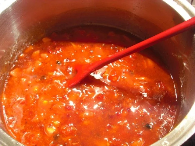 Beeren-Aprikosen-Apfel-Marmelade - Rezept - Bild Nr. 4