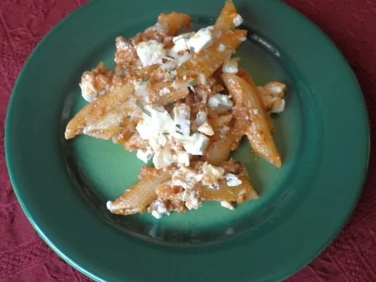 Nudel - Hackfleisch - Auflauf mit Schafskäse - Rezept - Bild Nr. 2