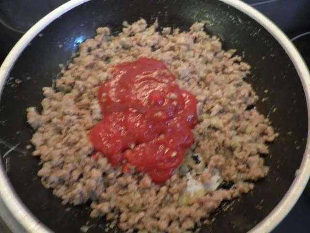 Nudel - Hackfleisch - Auflauf mit Schafskäse - Rezept - Bild Nr. 5