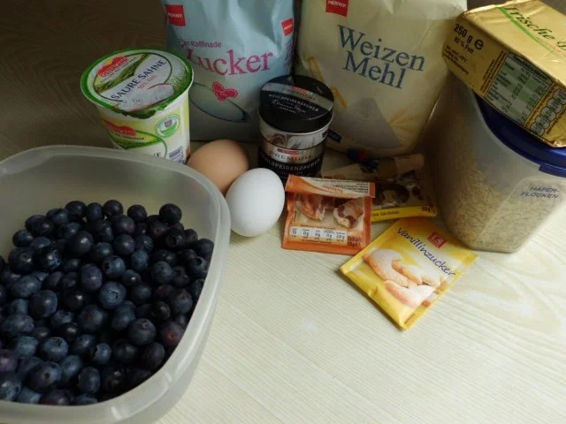 Muffins: Heidelbeer-Rahm-Küchlein - Rezept - Bild Nr. 2