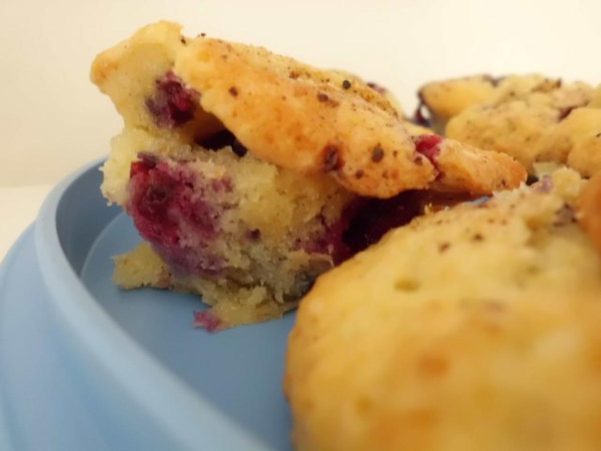 Muffins: Heidelbeer-Rahm-Küchlein - Rezept - Bild Nr. 6