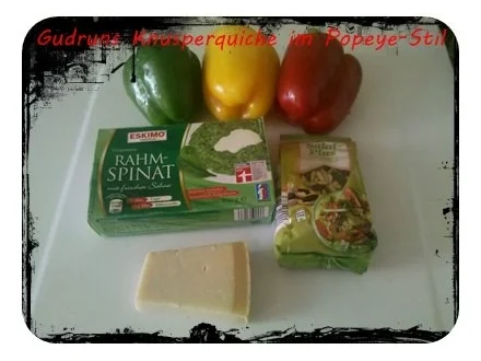 Rezept: Quiche: Knusperquiche im Popeye-Stil Bild Nr. 7 Quiche: Knusperquiche im Popeye-Stil - Rezept - Bild Nr. 7