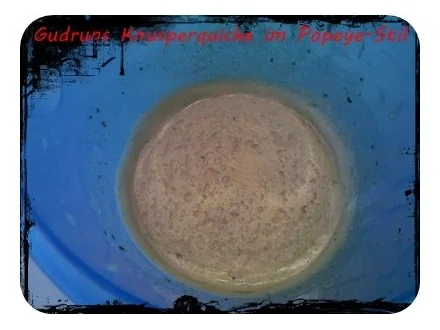 Rezept: Quiche: Knusperquiche im Popeye-Stil Bild Nr. 8 Quiche: Knusperquiche im Popeye-Stil - Rezept - Bild Nr. 8