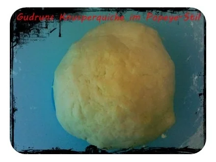 Rezept: Quiche: Knusperquiche im Popeye-Stil Bild Nr. 5 Quiche: Knusperquiche im Popeye-Stil - Rezept - Bild Nr. 5