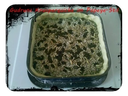 Rezept: Quiche: Knusperquiche im Popeye-Stil Bild Nr. 12 Quiche: Knusperquiche im Popeye-Stil - Rezept - Bild Nr. 12