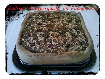 Rezept: Quiche: Knusperquiche im Popeye-Stil Bild Nr. 15 Quiche: Knusperquiche im Popeye-Stil - Rezept - Bild Nr. 15