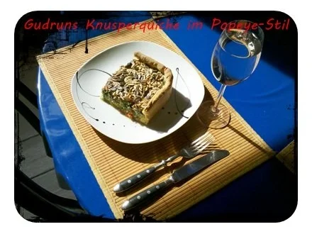 Rezept: Quiche: Knusperquiche im Popeye-Stil Bild Nr. 17 Quiche: Knusperquiche im Popeye-Stil - Rezept - Bild Nr. 17