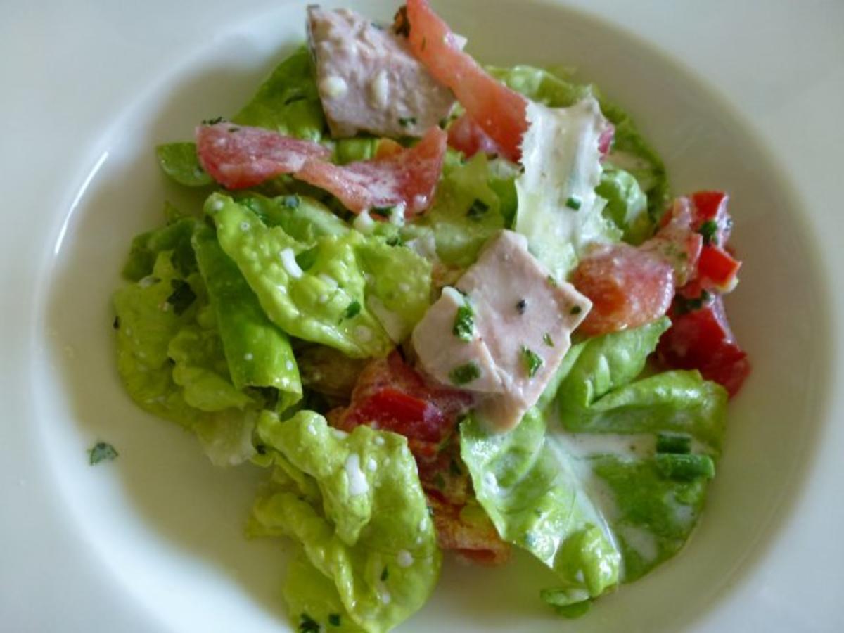 Lendensalat mit feinem  Wildkräuter-Dressing - Rezept