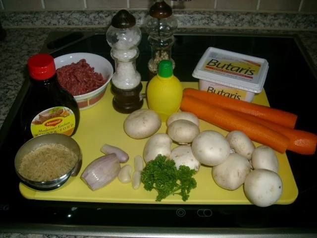 Rezept: Champignonsuppe mit Möhren und Hack >> Bild Nr. 2 Champignonsuppe mit Möhren und Hack >> - Rezept - Bild Nr. 2