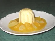 Dessert - Orangen-Panna-Cotta an Filets von Zitrusfrüchten - Rezept