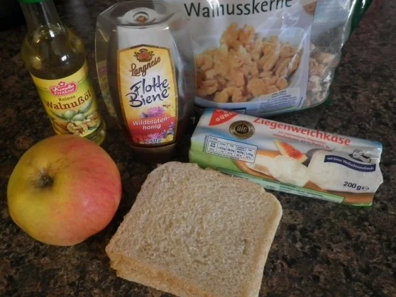 Apfel - Ziegenkäse - Toast ... - Rezept - Bild Nr. 3