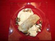 Apfelrollen mit selbstgemachtem Vanilleeis - Rezept
