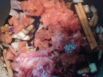 Rezept: Tomaten-Chutney "Orient und Italien" vereinigen sich!!! Bild Nr. 5 Tomaten-Chutney "Orient und Italien" vereinigen sich!!! - Rezept - Bild Nr. 5