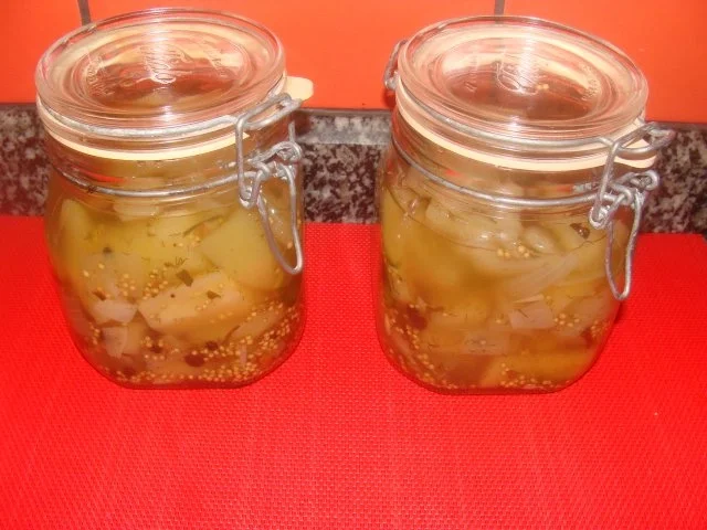 Gemüse : Scharfwürzige Senfgurken. - Rezept - Bild Nr. 2