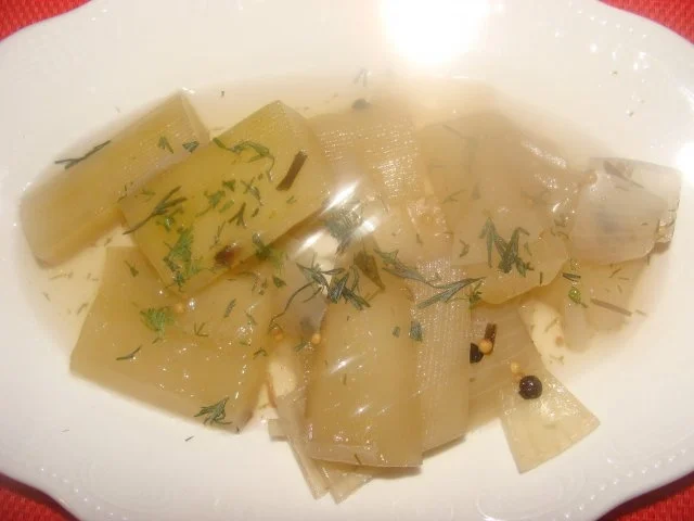 Gemüse : Scharfwürzige Senfgurken. - Rezept