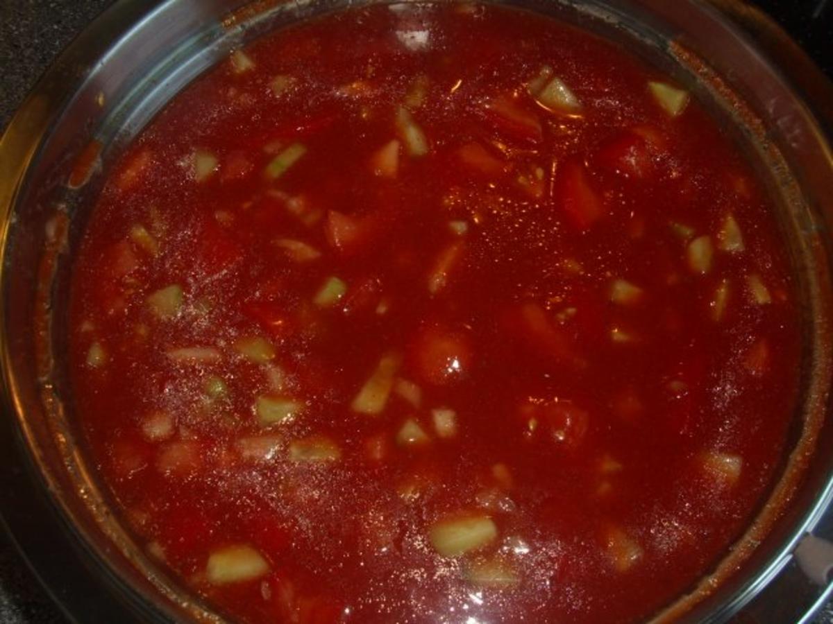 Kalte Tomaten-Gurkensuppe - Rezept - Bild Nr. 6