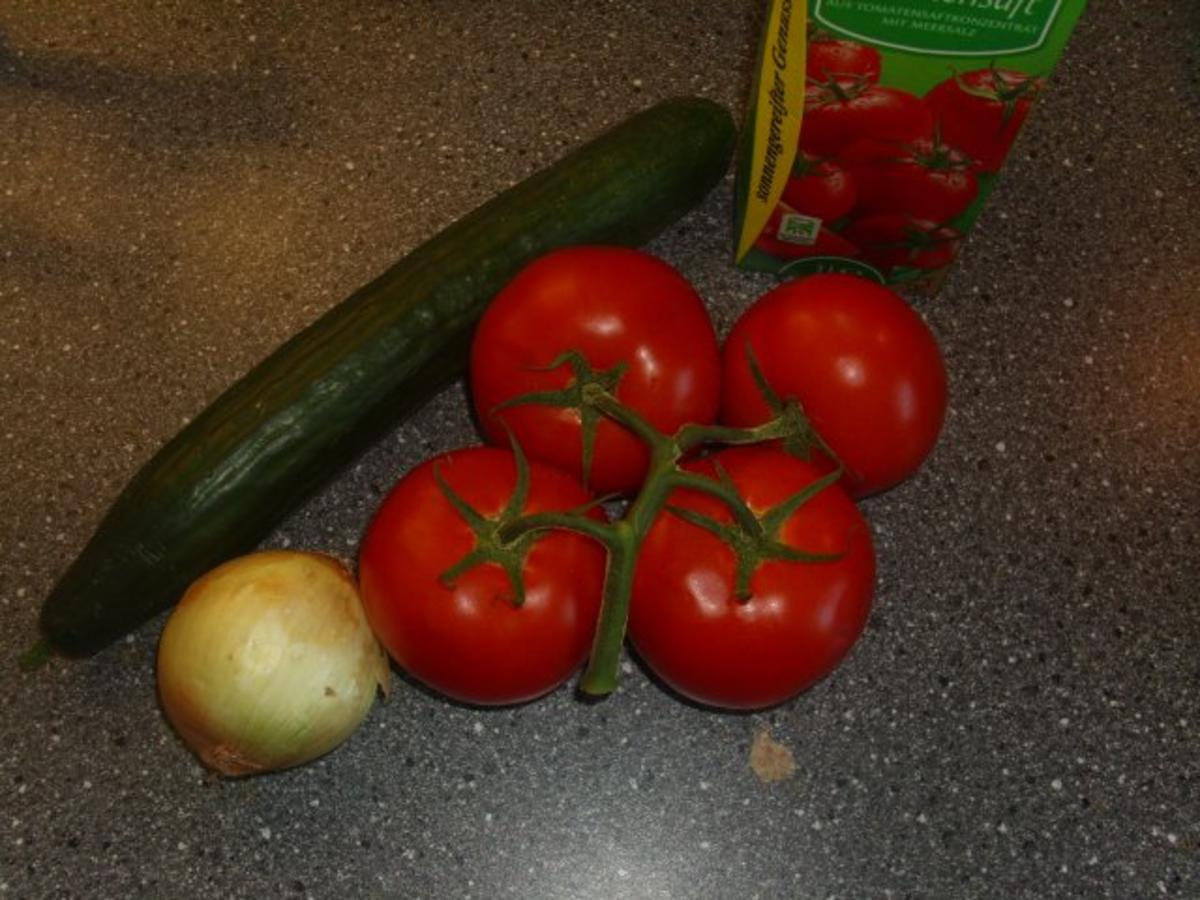 Kalte Tomaten-Gurkensuppe - Rezept - Bild Nr. 2