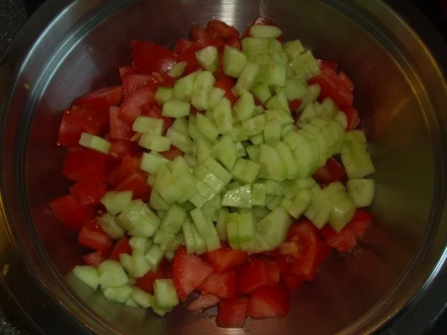 Kalte Tomaten-Gurkensuppe - Rezept - Bild Nr. 4