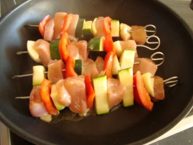 Rezept: bunte Hähnchenspieße Bild Nr. 7 bunte Hähnchenspieße - Rezept - Bild Nr. 7