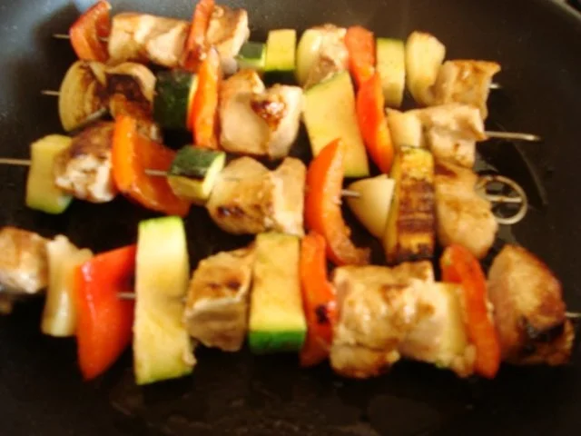 Rezept: bunte Hähnchenspieße Bild Nr. 8 bunte Hähnchenspieße - Rezept - Bild Nr. 8