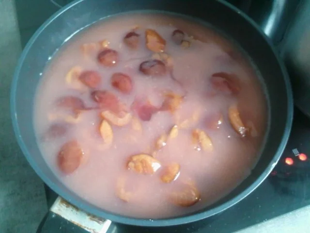 Rezept: Nudeln süss mit Pflaumen Bild Nr. 2 Nudeln süss mit Pflaumen - Rezept - Bild Nr. 2