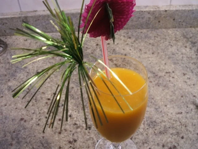 Getränke: Einfaches Chinesisch - 乳清蛋白与芒果 - Rezept