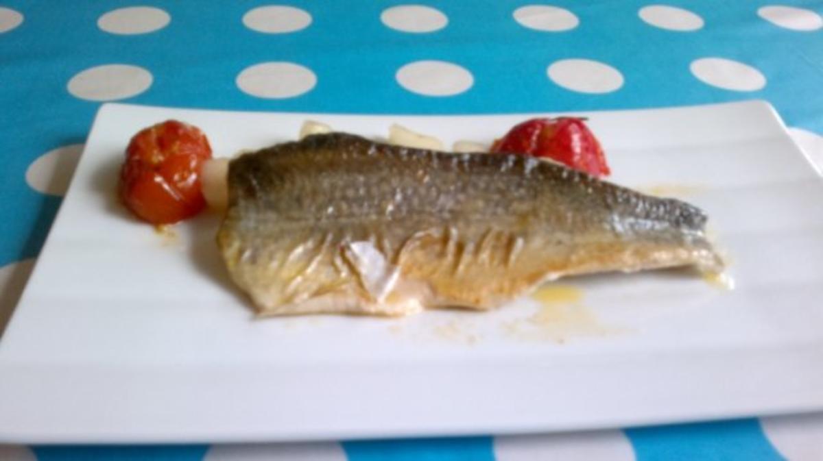 Bachsaibling | Vanillegurke | Ofentomate - Rezept - Bild Nr. 2